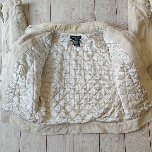 Vintage Y2K Baby Phat corduroy snap button jacket sz S - Picture 5 of 11